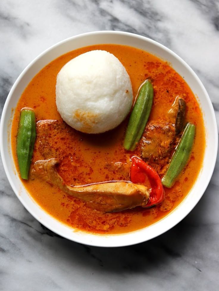Banku & Groundnut Soup